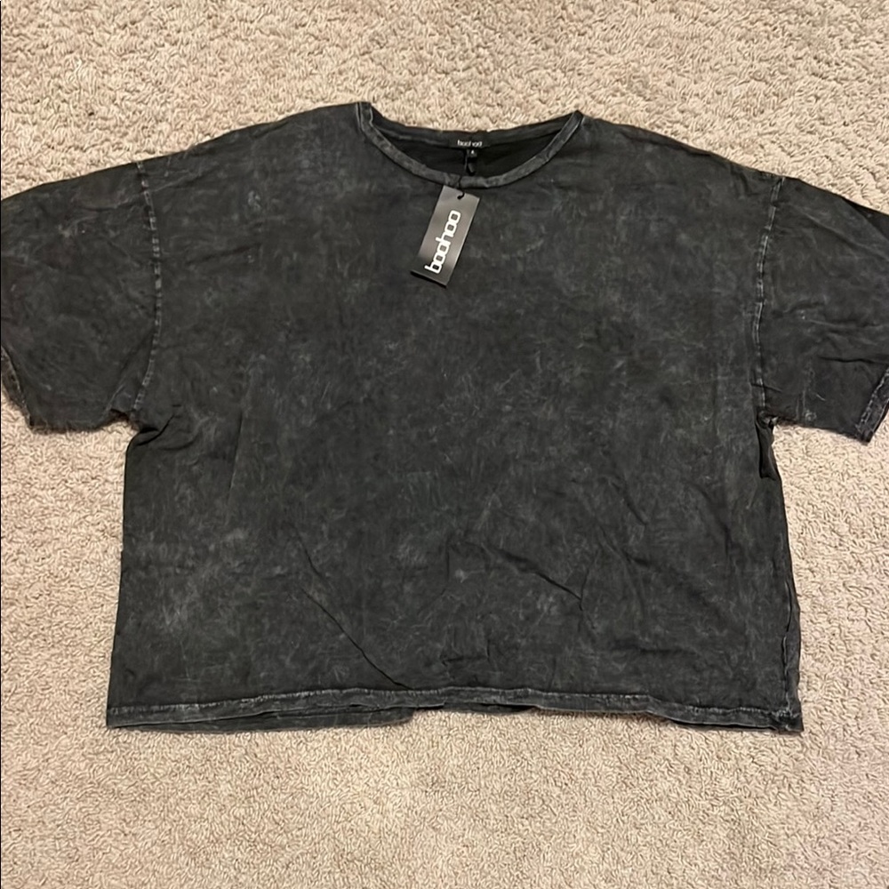 Boohoo Black Washed T-Shirt